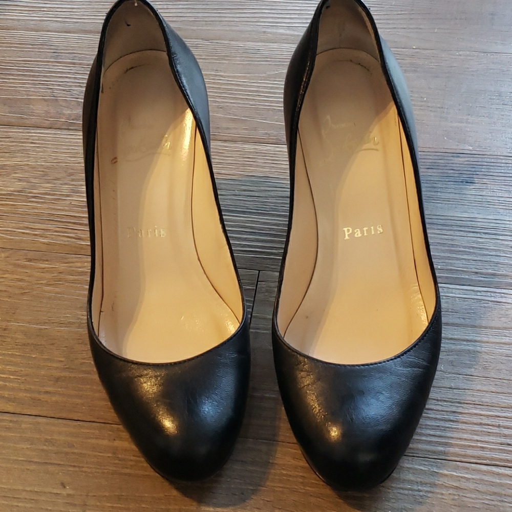Christian Louboutin 3 inch heels, 6.5